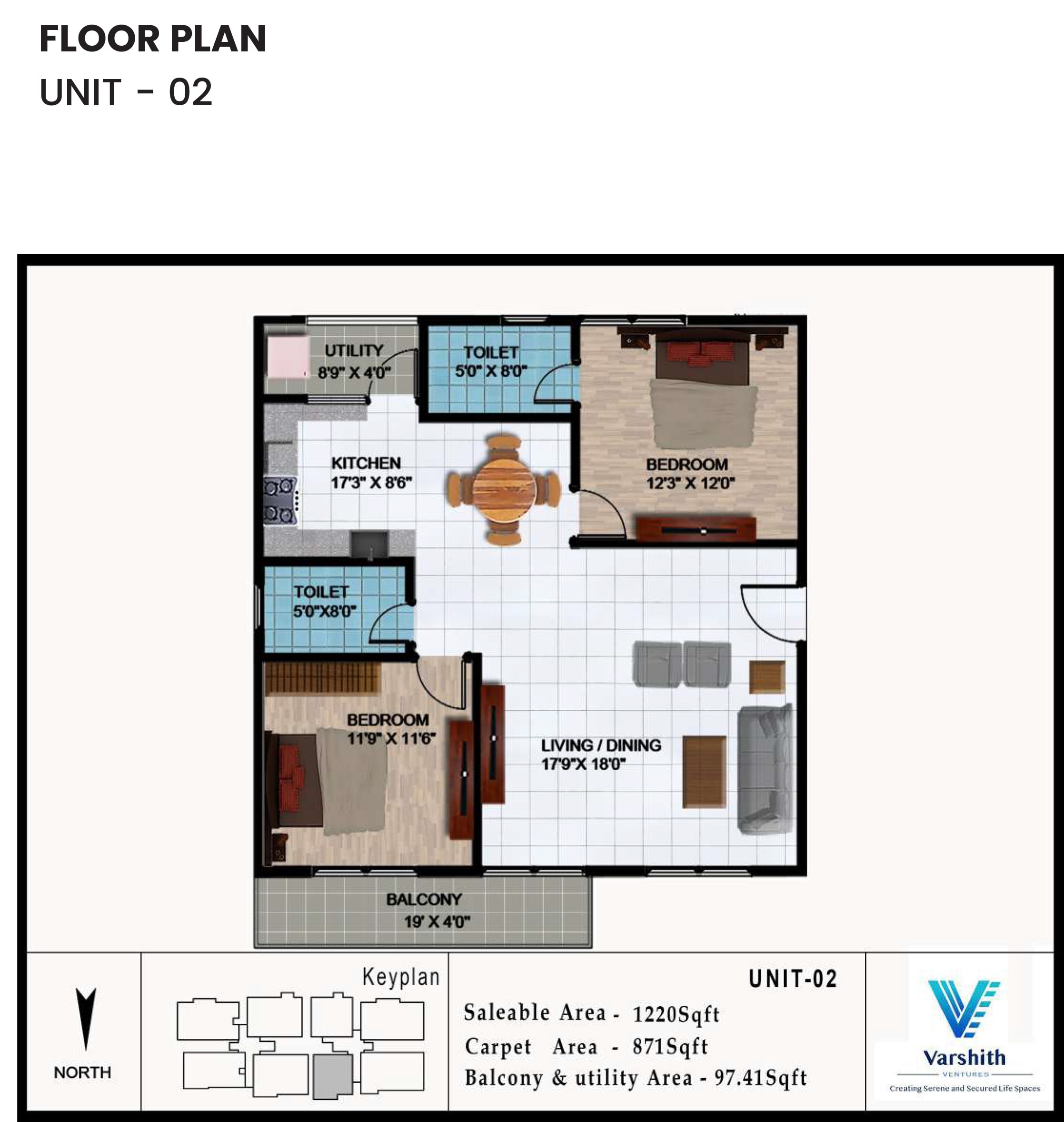 Unit 02 Floor Plan
