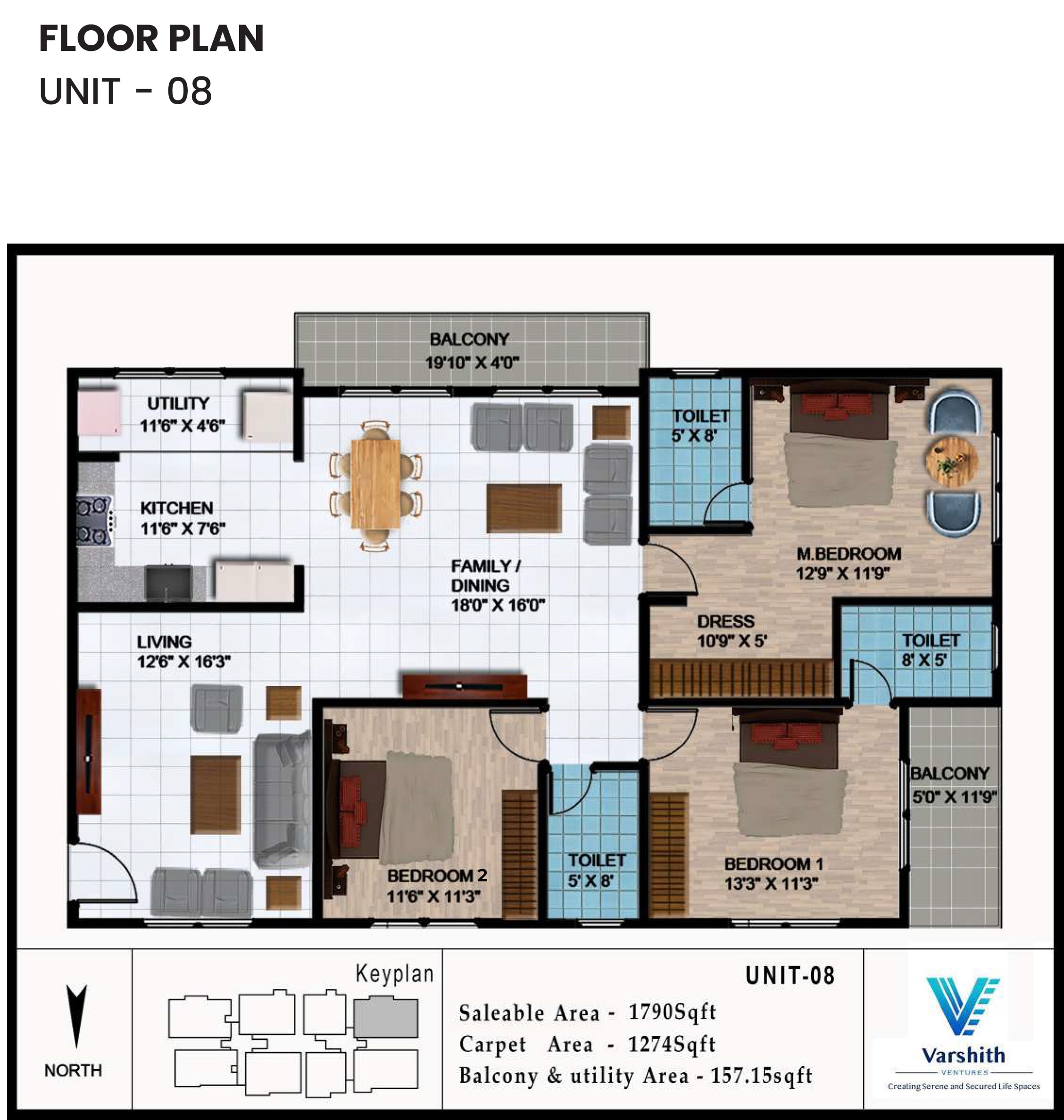 Unit 08 Floor Plan