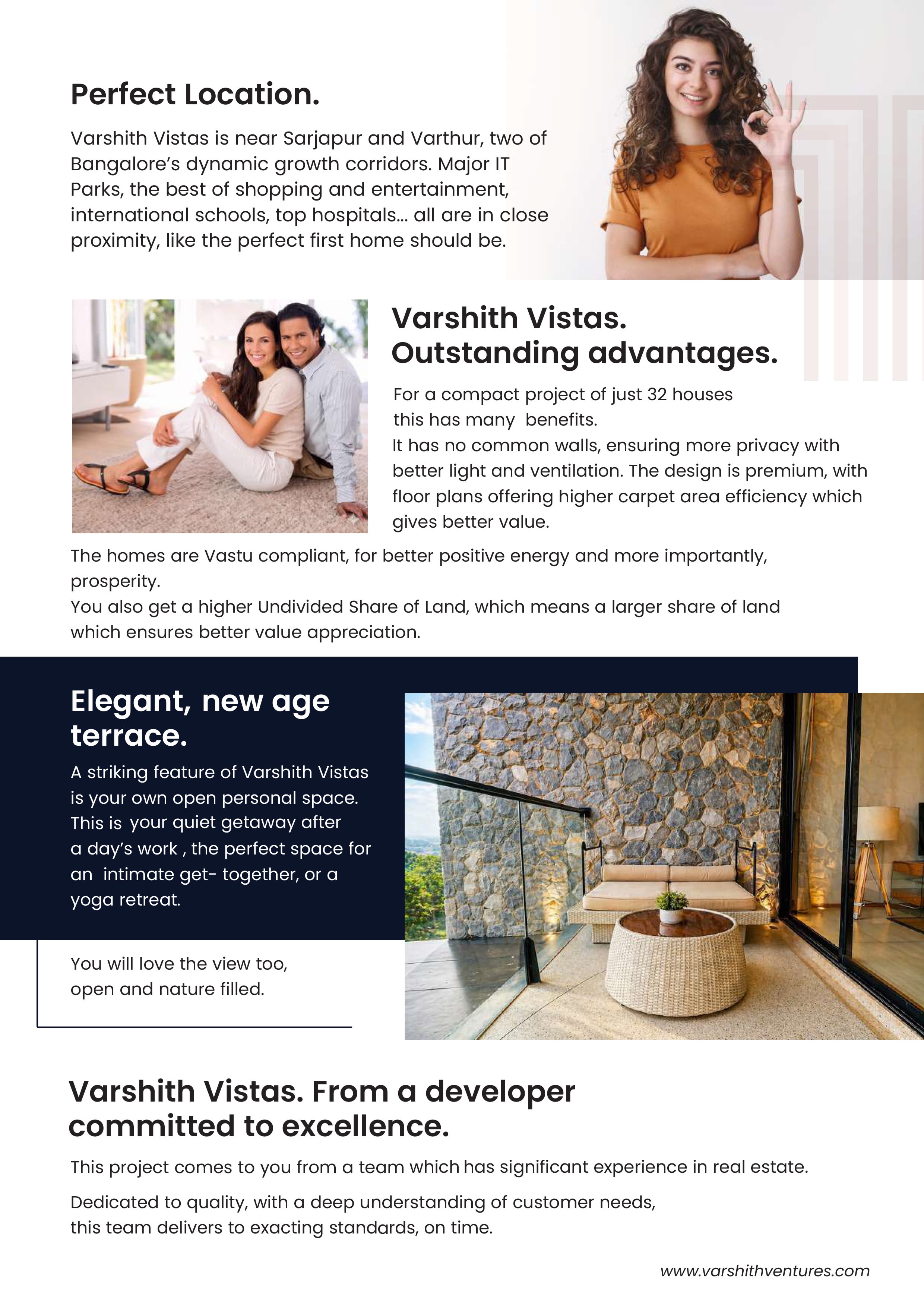Varshith Vistas personal open terrace lifestyle